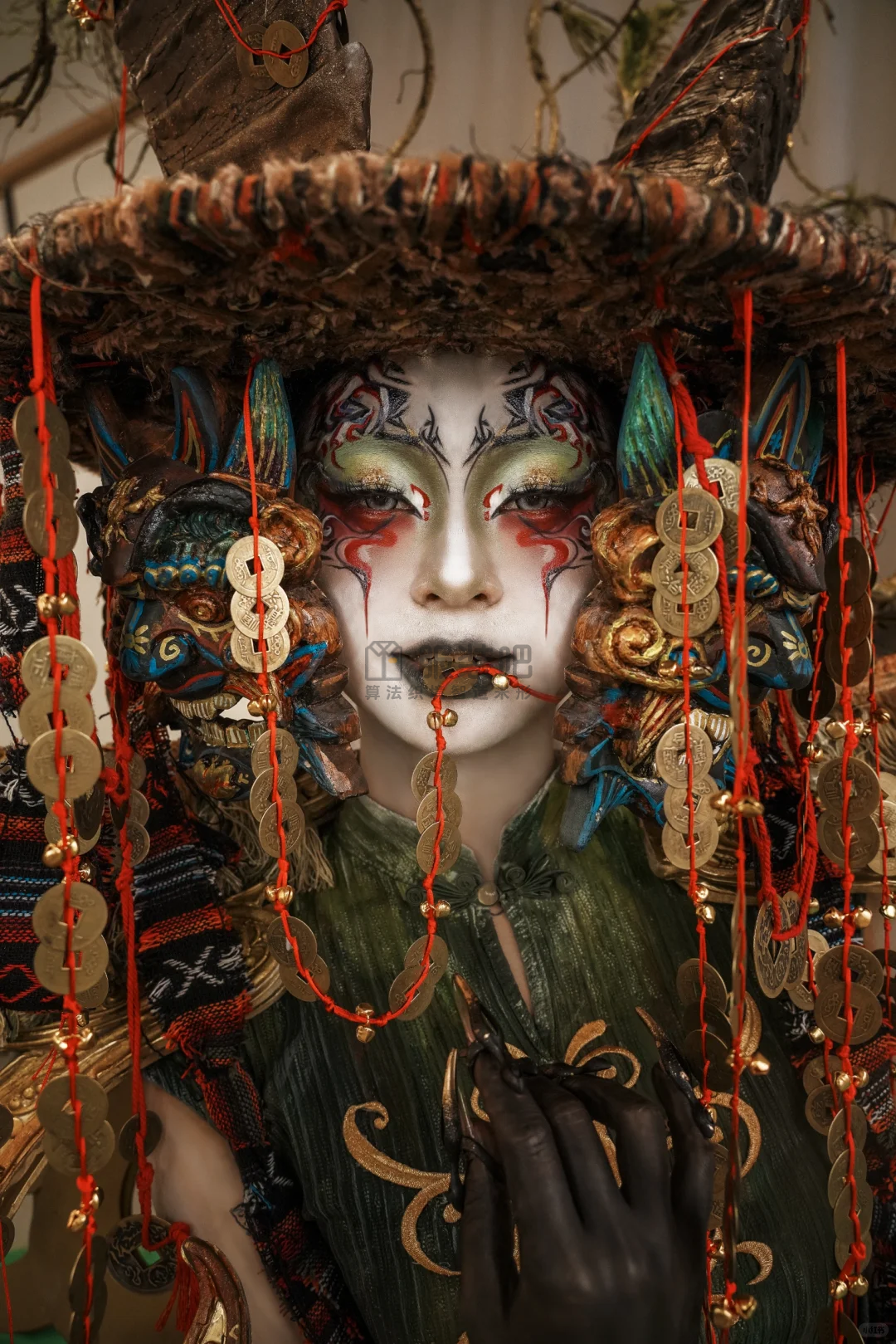 鬼魅还是神明！？这个毕设“神作”看得我头皮发麻！没想到山工艺是这样硬控服装人的！！